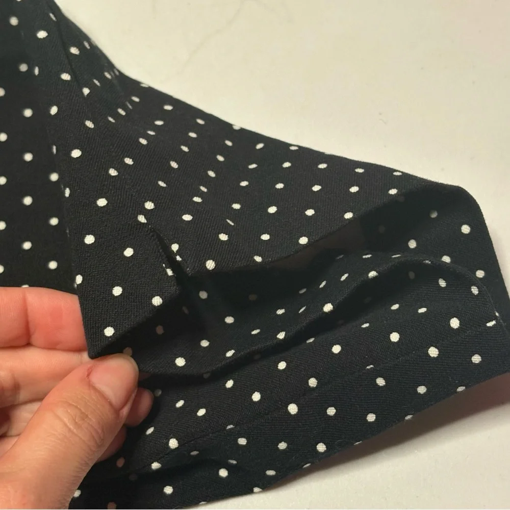 Investments Black and White Polka Dot Pantsuit - Picture 8 of 9